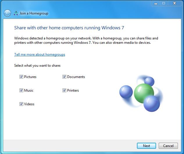 Windows 7: HomeGroup