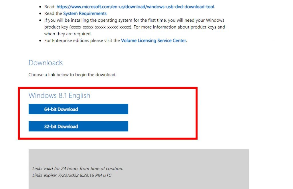 Download Windows 8.1 from Microsoft