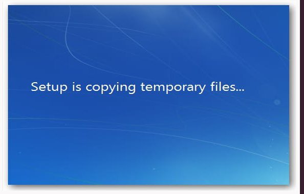 setup is copying temporary files