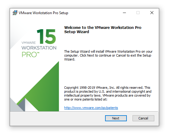 Vmware workstation pro 15