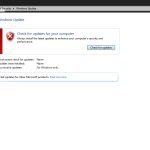 Manually Check for Windows 7 Updates